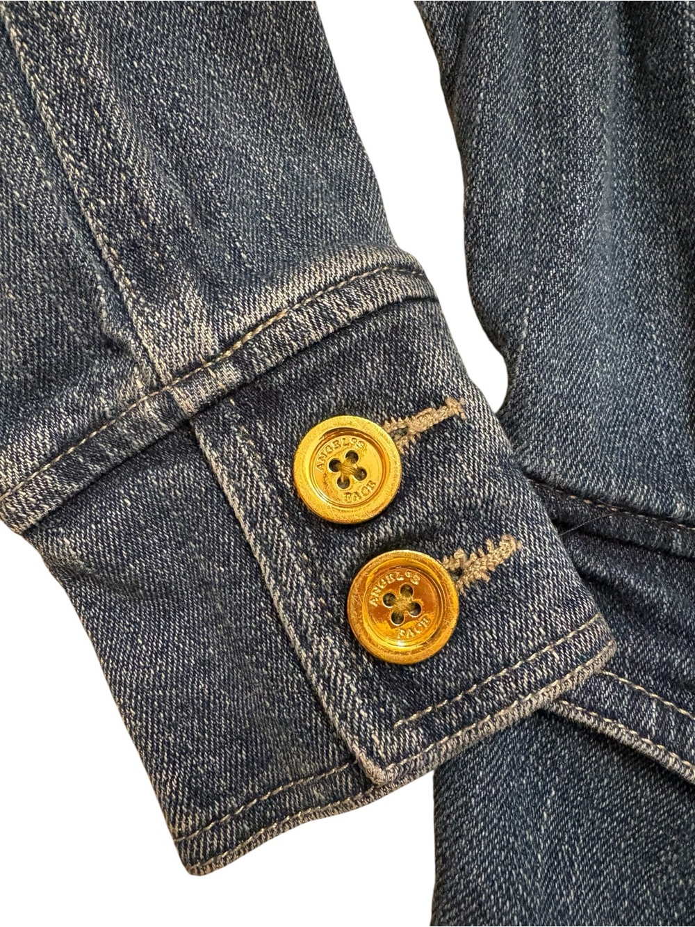 Angel's Face Little Girls Military Band Denim Jacket 2-3Yrs - Picture 4 of 10
